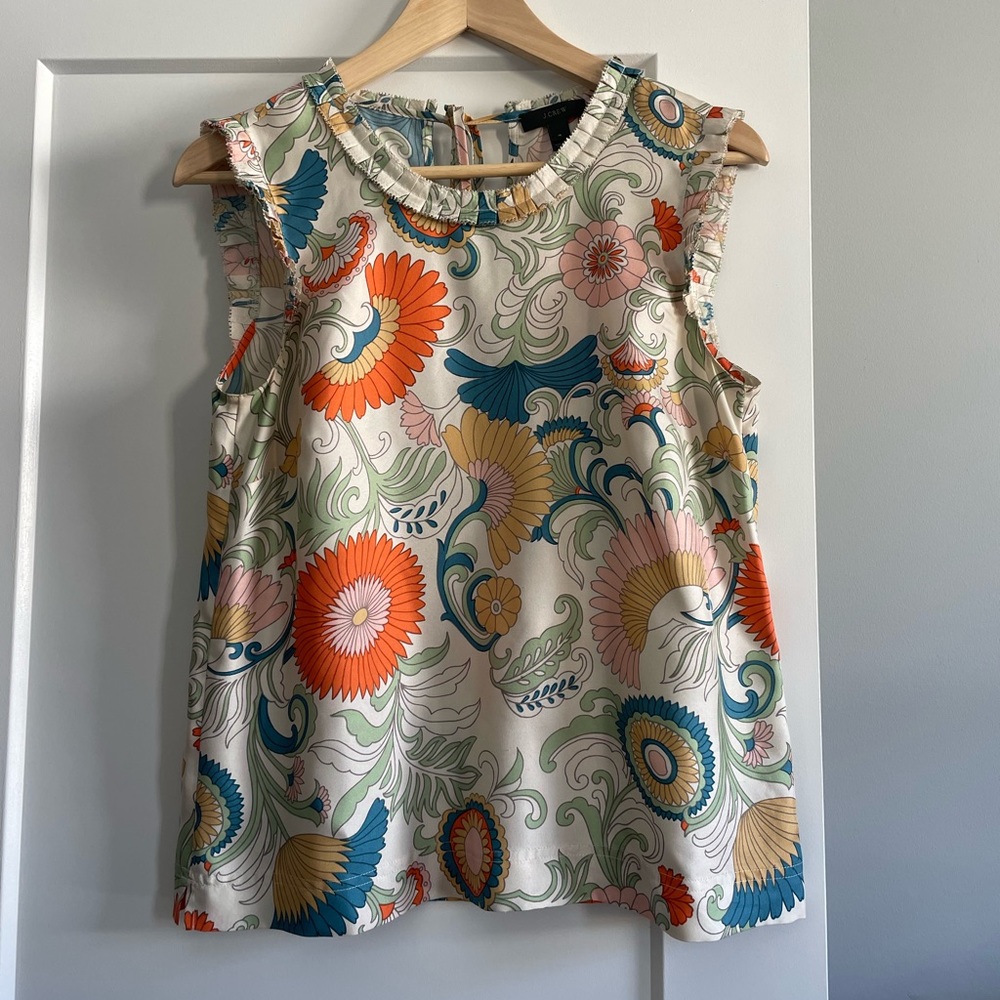 Silk J Crew Blouse